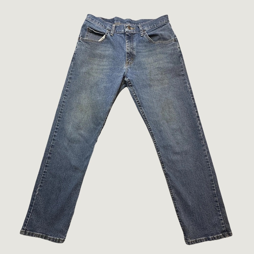 Wrangler Jeans Mens 32x30 Five Star Premium Denim Blue 1097FXWXD Straight Leg